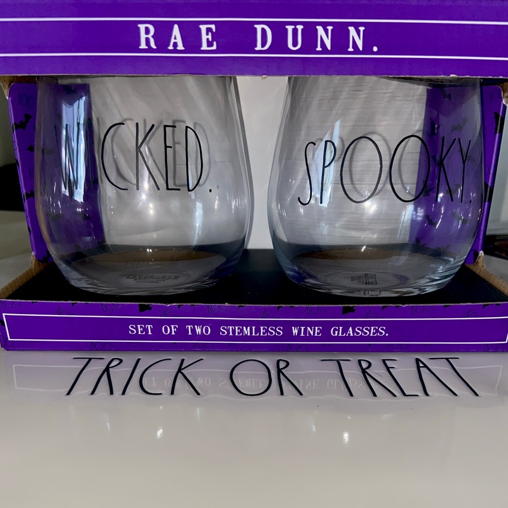 Rae Dunn Wicked Spooky Glass